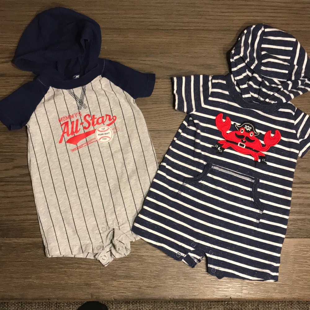🎁Carter’s Baby - Short Sleeve One Piece Sets- 6Mo